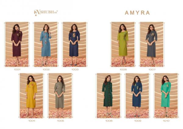 Subh-Amyra Designer Work Kurtis Collection